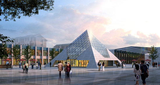 双流县金字塔网架